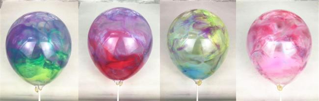 New product idea Bag of 24pcs 12 inch transparent latex graffiti balloon with different pigments