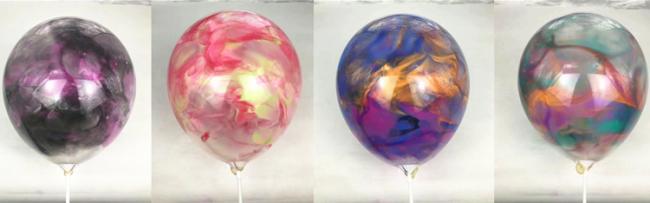 New product idea Bag of 24pcs 12 inch transparent latex graffiti balloon with different pigments