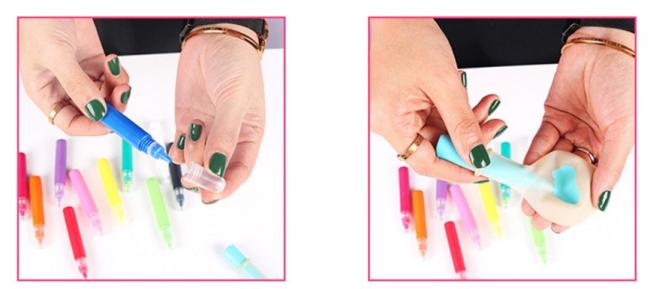 New product idea Bag of 24pcs 12 inch transparent latex graffiti balloon with different pigments
