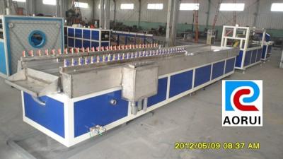 China WPC Cabinet Plastic Profile Extrusion Line , WPC Sofa Profile Production Machinery for sale