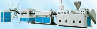 China Single Screw Extrusion PE Carbon Sprial Reinforcing PE Pipe Extrusion Line for sale