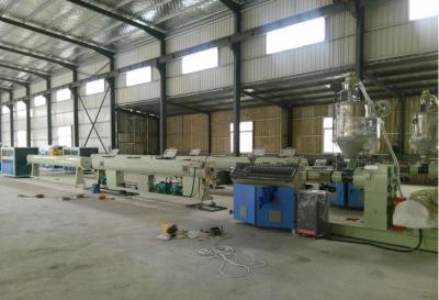 China PE Water / Gas Pipe Production Line Single Screw Extruder , high Performance PE Water Pipe Extrusion Line for sale