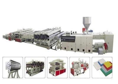 China PVC Crust Foamed Plastic Board Extrusion Line Plastic Board Extruder for sale