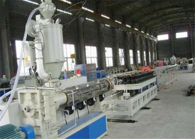 China Single Screw High Output Corrugated Pipe Machine / Plastic Pipe Extrusion Line for sale
