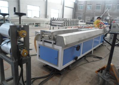 China Wood and Plastic Wall Panel PVC Profile Production Making Machine , PVC Plastic Profile Extrusion Line for sale