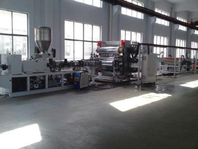 China Máquina gemela de la fabricación del tablero de la máquina WPC del tablero de la espuma del PVC del tornillo en venta