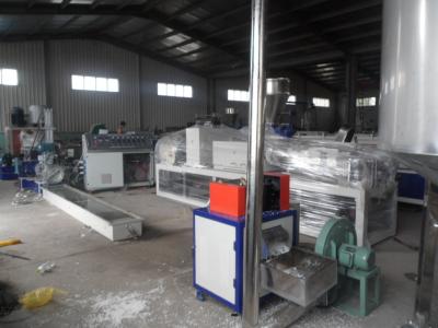 China Plastic Extrusion Machine PP / PE Two Stage Masterbatch Granule for sale