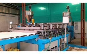 China Waste Plastic Extrusion Line , WPC Foam Board Extrusion Equipment for sale