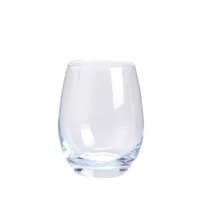 China Round Stemless Crystal Wine Glass 14OZ Sleek And Modern Design for sale