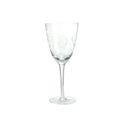 China Personalized Wedding Wine Glass 420ML Crystal Clear Wine Glasses for sale