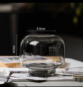 Китай H14cm Цветочная ваза Центровая стеклянная рыбная чаша Гидропонический плантатор Рыбный бак для домашнего офиса продается