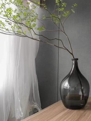 Chine Vase en verre transparent H40cm Vase de ferme haute pour les branches Vases en verre pour les éléments centraux dans la décoration intérieure à vendre