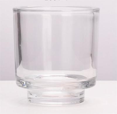 China 300ml Glass Votive Candle Holders Customized Round Home Decor Set for sale