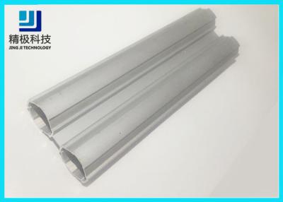 China 1.7mm Thick Aluminum Round Pipe Sliver White AL-2817 4m/ Bar Alumite Treatment for sale