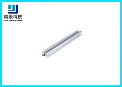 China High Strength Silvery Slider Aluminum Extrusion Profiles , Extruded Aluminum Channel for sale