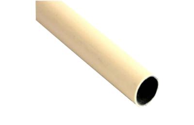 China Plastic coating diameter 28mm, steel pipe thickness 1.0mm beige for sale