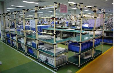 中国 倉庫の貯蔵プラスチック上塗を施してある鋼管が付いている適用範囲が広く頑丈なパレット棚 販売のため