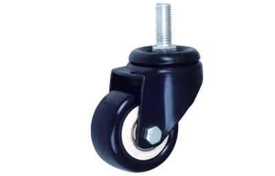 Chine Diamètre de roues moyen de roulette de pivot de devoir de PVC/pp 75mm/100mm à vendre