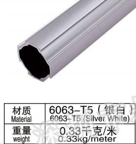 China AL-2812 4m Aluminium Alloy Pipe 6063-T5 For Logistic Equipment Assembly for sale