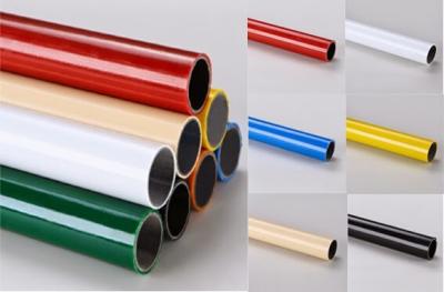 China Customized Colorful Lean PE Coated Steel Pipe 4000mm Anti-corrosive for sale
