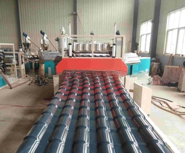 PVC Wave Roof Tile Extrusion Production Line