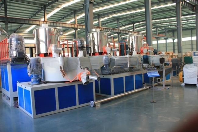 Plastic PVC Powder High Speed Hot Cold Mixer / PVC Mixing Machine