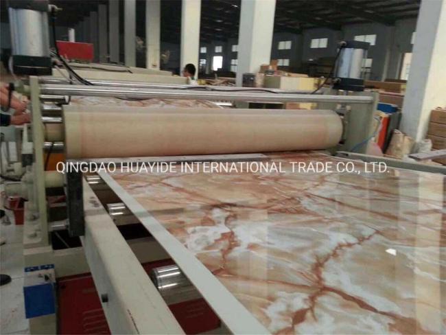 Simple Maintenance PVC Artifical Marble Sheet Extruder Line