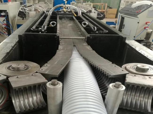 China Changyue PVC Single Wall Corrugated Pipe Extruder Machine