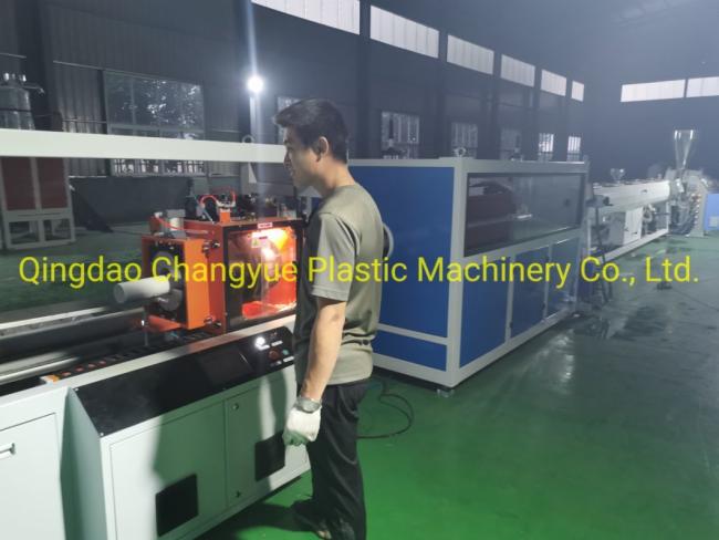 Twin Conical Screw Extruder PVC Pipe Production Extrusion Making Machine
