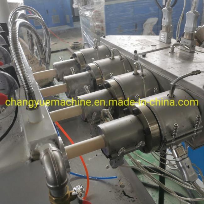 Dual / 4 Cavity PVC CPVC UPVC Electricity Cable Conduit Pipe Extrusion Line