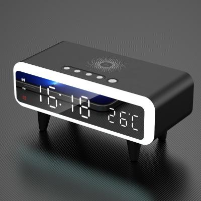 China Compatible Alarm Clock With Qi Wireless Charging for sale