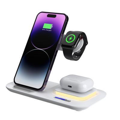 China Multiple Devices Qi Wireless Charger Dock Stand 267g  For Mobile Phone for sale