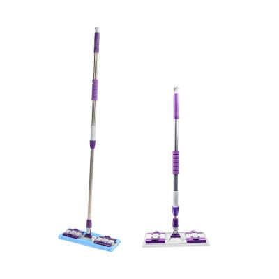 China Easy Wet And Dry ESD Microfiber Cleaning Mop With Extensible Mop Stick for sale