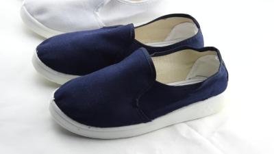China Zapatos de lona estáticos antis de la PU del recinto limpio de la seguridad del género unisex que trabajan el zapato de seguridad del esd en venta
