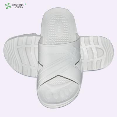 China Cleanroom Non Static Slippers With High Molecular Synthetic SPU Upper for sale