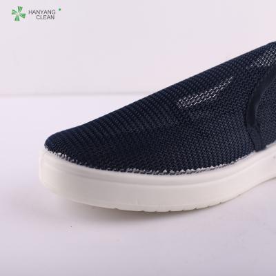 China Anti Slip Anti Static Shoes Full Mesh Hole Fabric Working Footwear For Workshop for sale