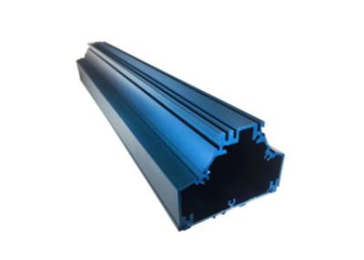 China Bright Blue Anodizing Extruded Aluminum Case 6063 / 6061 Water Proof for sale