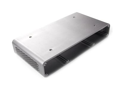 China El amplificador audio modificado para requisitos particulares RoHS sacó la caja de aluminio del recinto en venta