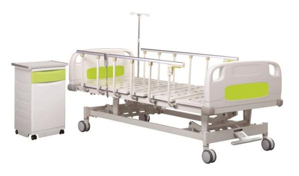 Quality Brake Control 10MM Adjustable Electric Hospital Bed Medical Home Care Bed for sale