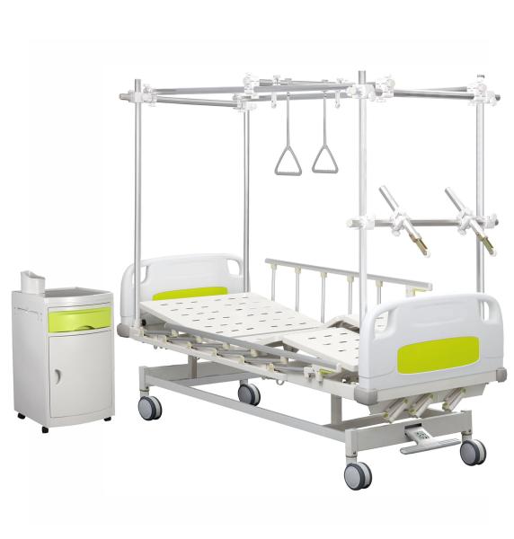 Quality Orthopedic 3 Cranks ISO9001 2200MM Traction Hospital Bed for sale