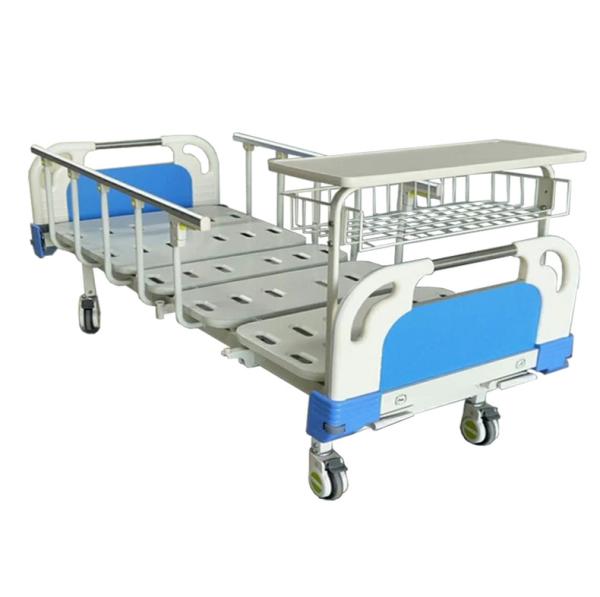 Quality ABS Footboard 500MM Manual Crank Hospital Bed for sale