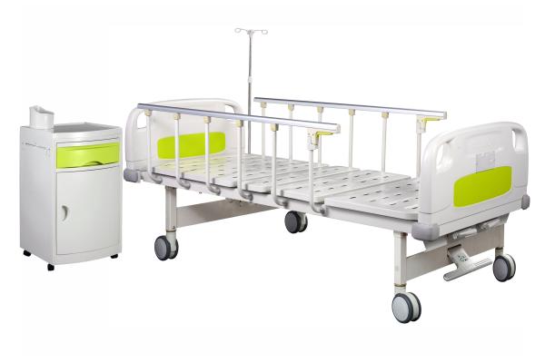 Quality Two Functions ABS Footboard 970MM Manual Hospital Bed for sale