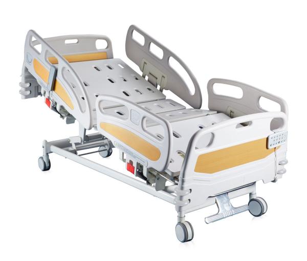 Quality Clinical Metal ABS Adjustable Electric ICU Hospital Bed for sale
