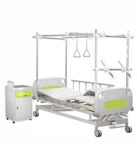Quality Aluminum Alloy 200KG 4 Cranks Traction Hosptial Bed for sale
