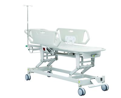 China Central Brake 1910MM ABS Patient Stretcher Trolley for sale
