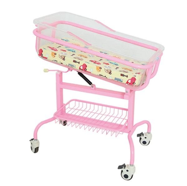 Quality Medical ABS Plastic 920MM Newborn Baby Hospital Bed for sale