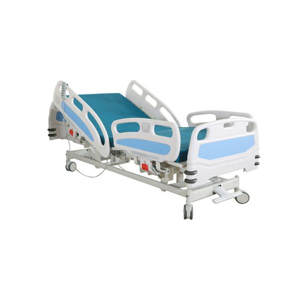 Quality 3 Function Bumper Wheel  Electric ICU Hospital Bed Adjustable Medical Bed for sale