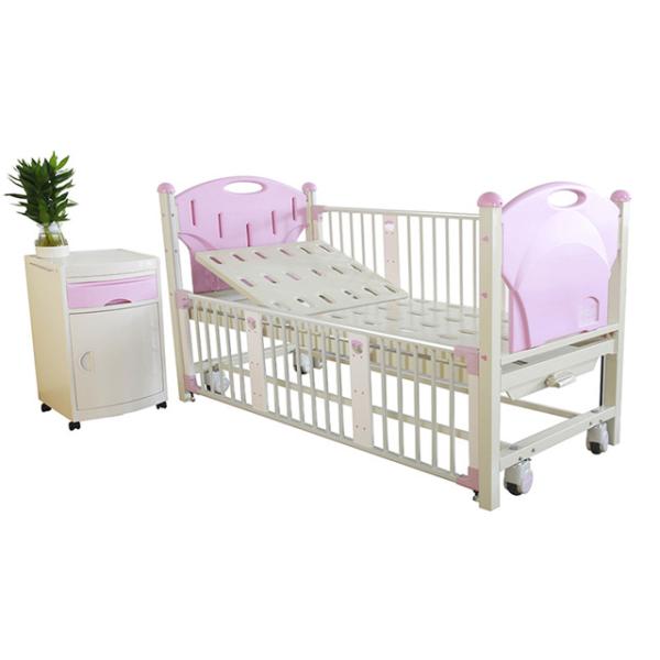 Quality 750MM Single Crank ABS Detachable Paediatric Hospital Bed for sale