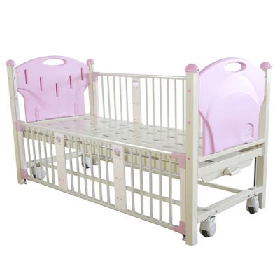 China Manual One Crank ABS Detachable Child Hospital Bed Electro Coating for sale