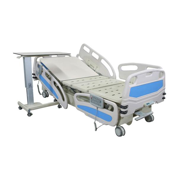 Quality ABS Side Rail ISO9001 Five Function Electric ICU Hospital Bed For Intensive Care Unit ICU Bed for sale